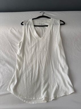 Soft Surroundings V Neck 100% Cotton T Shirt Dress XL